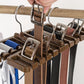 2Pcs Belt and Tie Hanger for Closet Organizer with 20 Hooks