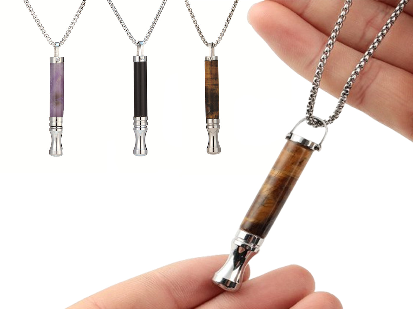 Stress Relief Breathing Necklace