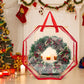 76CM Christmas Door Wreath Decoration Storage Bag Clear Xmas Bag For Garland
