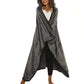 Warm Cozy Flannel Wearable Hooded Blanket for Adults
