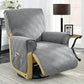 Water Resistant Quilted Recliner Chair Cover Anti-Slip Recliner Sofa Protector with Storage Pockets