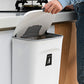9L Kitchen Wall-Mounted Trash Can with Sliding Lid Seamless Sticker