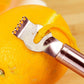 Stainless Steel Lemon Zester Grater Citrus Peeler With Channel Knife