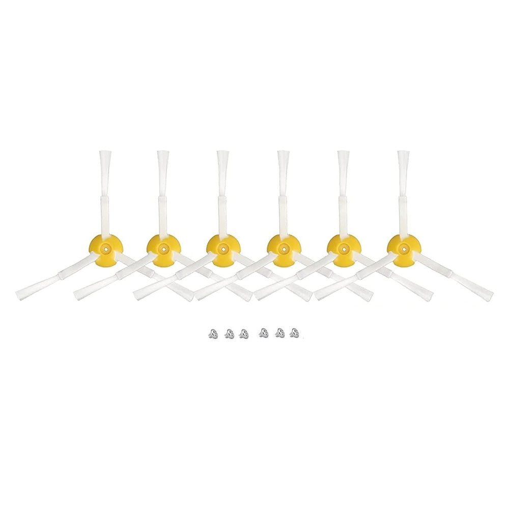 6 Pcs 3-Armed Replacement Side Brushs For iRobot 500 600 700 Series 560 630 650 760 770