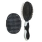 2 Pack Pet Grooming Brush Set Deshedding Double Sided Comb Massage Brush for Cats Dogs Horses