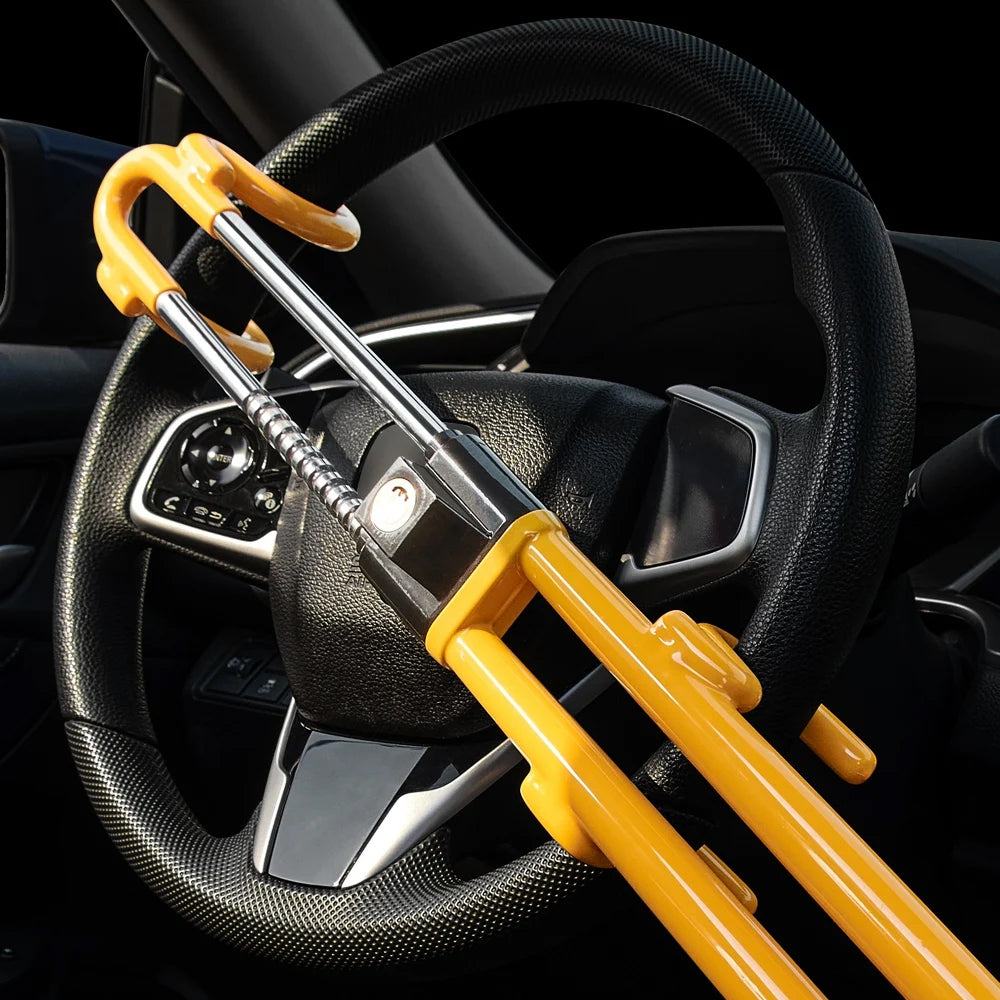 Double Hook Anti-Theft Car Steering Wheel Lock