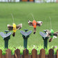 2Pcs Solar Flying Humming Bird Garden Decoration