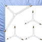 6Pcs Bed Sheet Fasteners Straps Elastic Clips Mattress Holder for Bedding