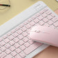 Ultra Slim Portable Wireless Bluetooth Keyboard Mouse Combo for Tablet Laptop