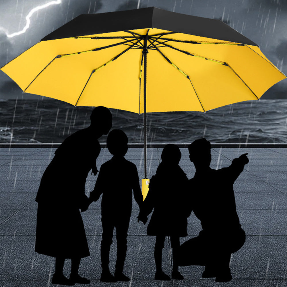 Large Automatic Umbrella Portable Windproof Folding Umbrella for Travel Outdoor