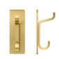 4 Pack Stainless Steel Double Adhesive Hooks with 3kg Capacity