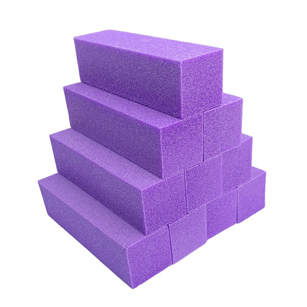 10Pcs 150 Grit Nail Buffer Blocks for Acrylic and Gel Nails