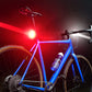 2Pcs USB Rechargeable Bike Lights Front and Rear LED Set