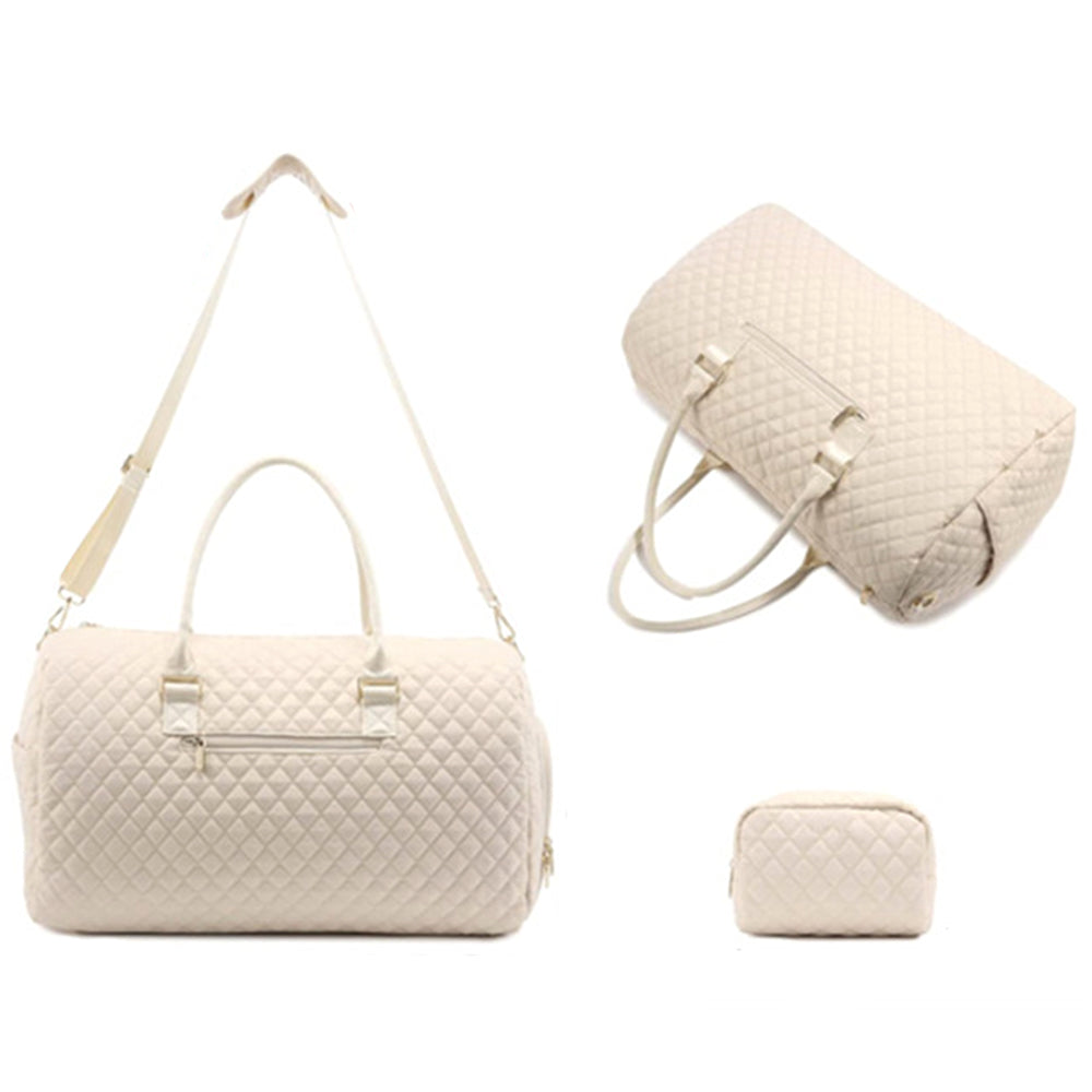 Travel Gym Duffle Bag with Shoe Compartment  and Small Bag