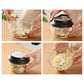 2Pcs Pull String Manual Vegetable Fruit Slicer Mixer