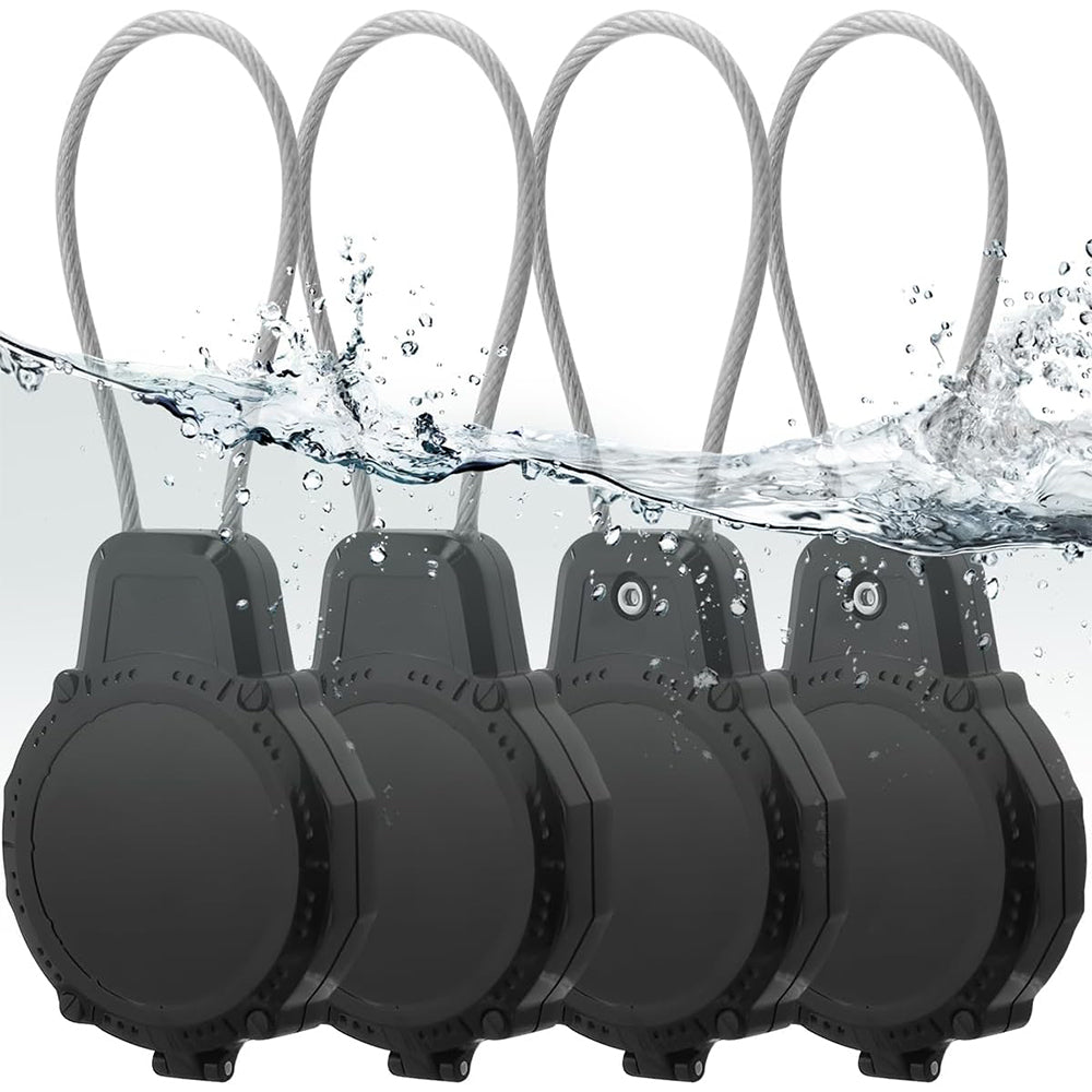 4Pcs Water-Resistant AirTag Key Lock Case Compatible with Apple AirTags