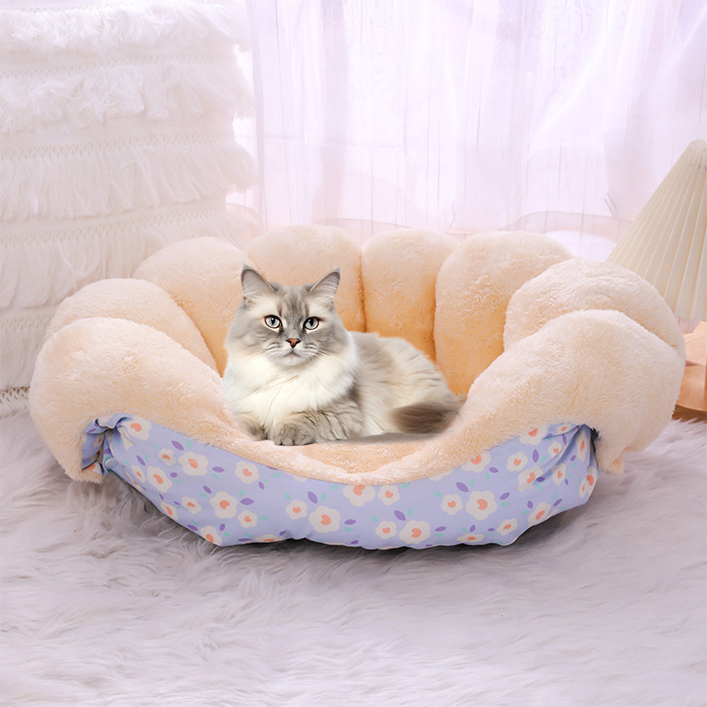 2-in-1 Bed and Couch Warming Cat Sofa Bed