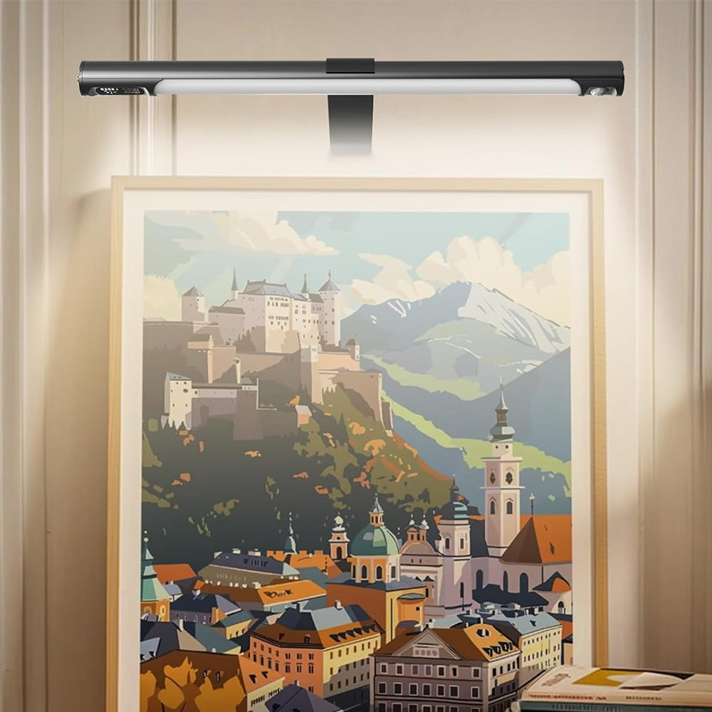 Rechargeable Wireless Wall Picture Light LED Motion Sensor Art Painting Lamp for Gallery Living Hallway