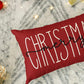 Merry Christmas Throw Pillowcase Rectangle Lumbar Winter Holiday Cushion Cover
