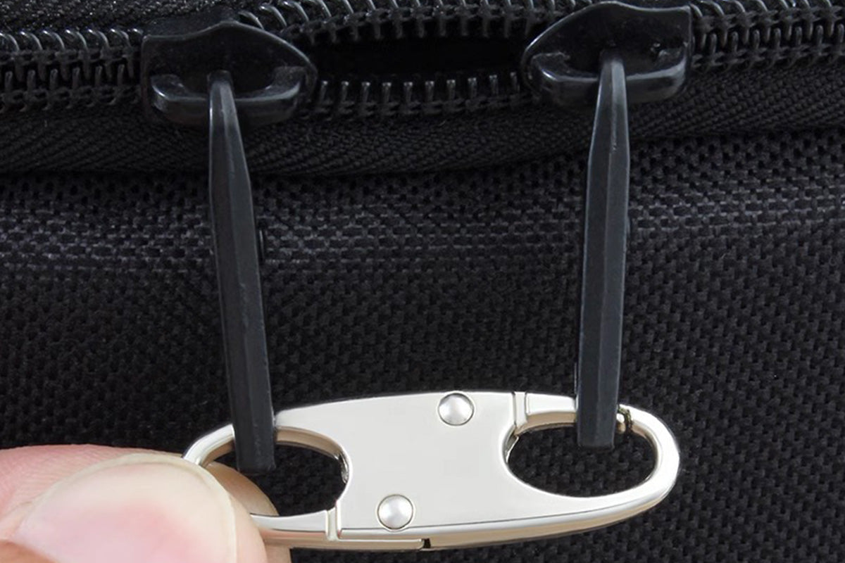 4Pcs Zipper Pull Replacement with Lock for Luggage and Suitcases