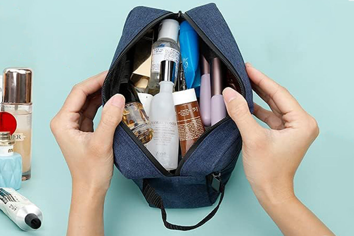 Travel Toiletry Bag Cosmetic Organizer for Women Men