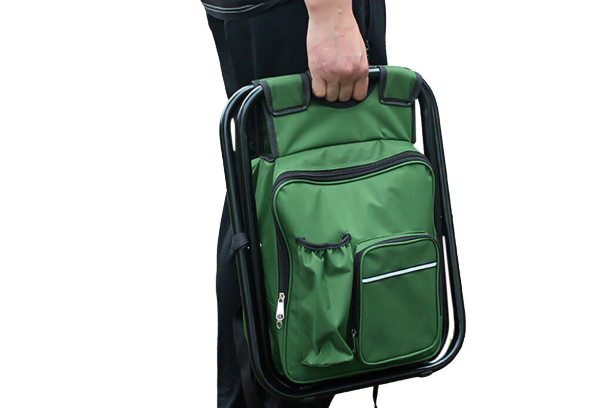 Portable Cooler Stool Multi-Function Folding Fishing Chair