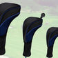 3Pcs Set Golf Club Head Cover for Woods and Driver with Interchangeable Tags 3 4 5 7 X