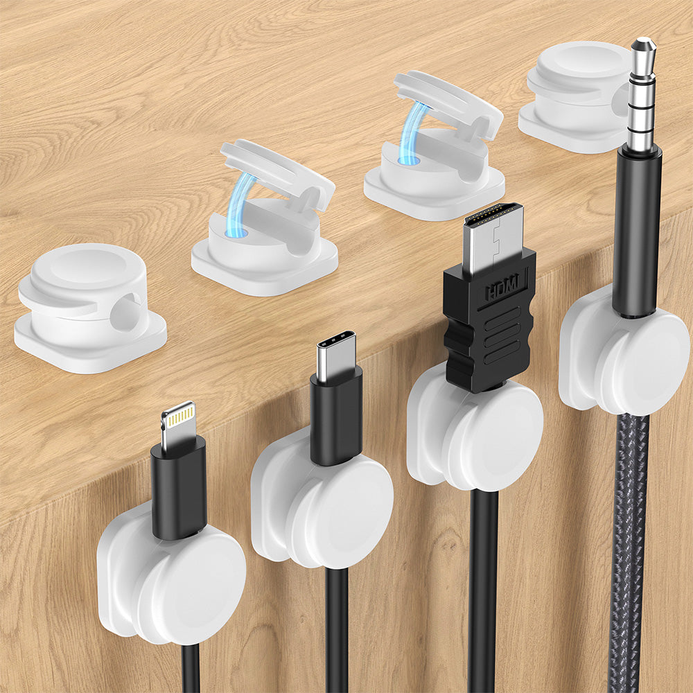 8 Pack Cord Organizer Cable Management Clips