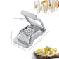 2Pcs Stainless Steel Hard Boiled Egg Slicer