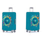 Thicker Luggage Cover Elastic Suitcase Cover Fits 18-21inch Travel Washable Cover-Green
