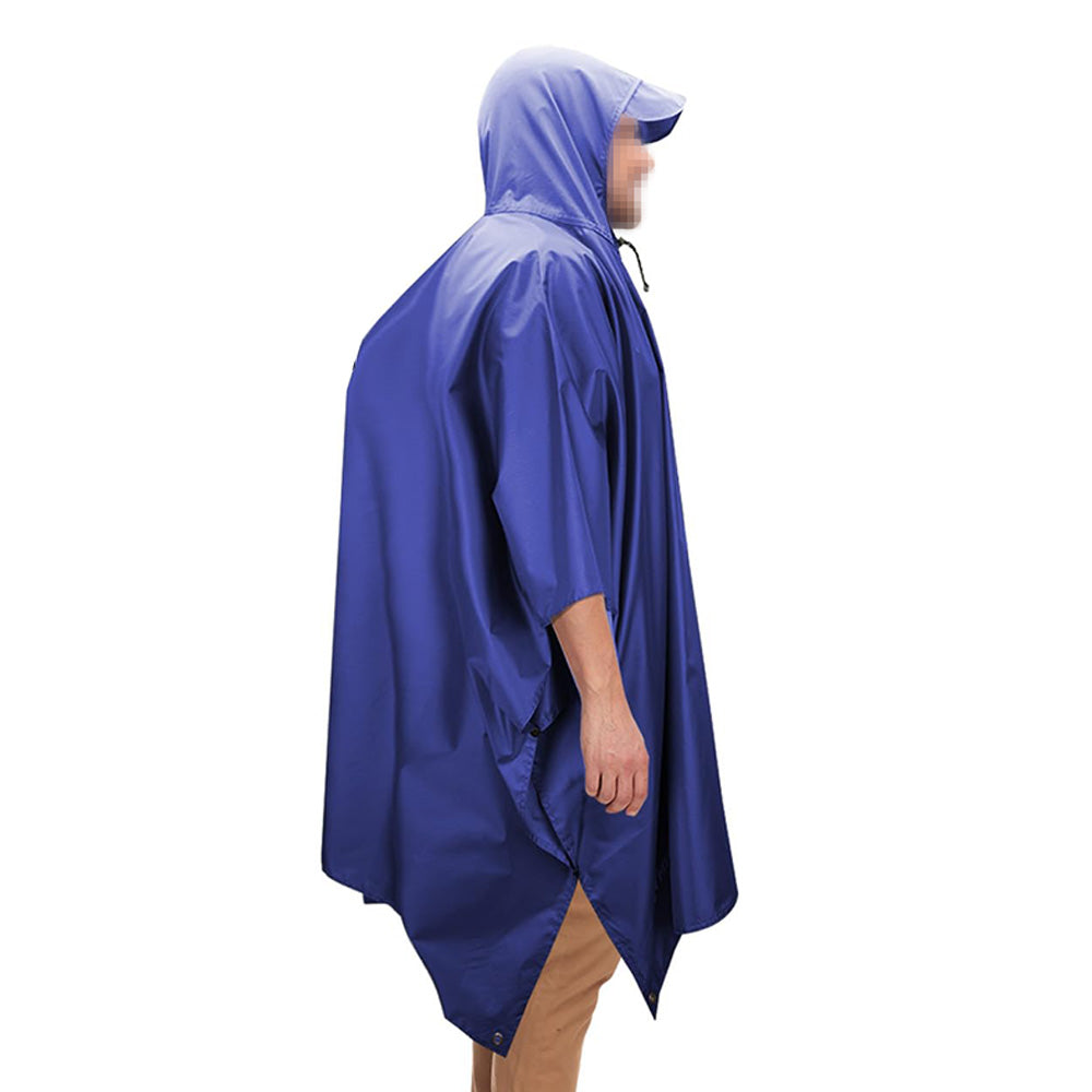 3 in 1 Portable Rain Poncho Waterproof Lightweight Emergency Raincoat with Pocket
