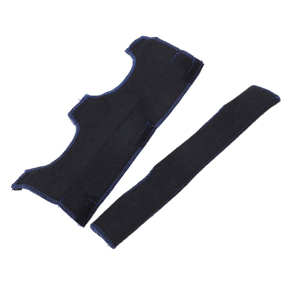 2 Cotton Foam Hard Hat Sweatbands with Hook and Loop