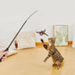 Rechargeable Squeaky Cat Toys Touch Activated Kitten Plush Flapping Toys