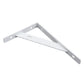2Pcs Mild Steel Shelf Bracket Reinforced Heavy Duty Floating Shelves-White