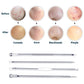 Vacuum Blackhead Remover Facial Skin Pore Acne Pimple with 5 Suction Probes 4 Acne Needles