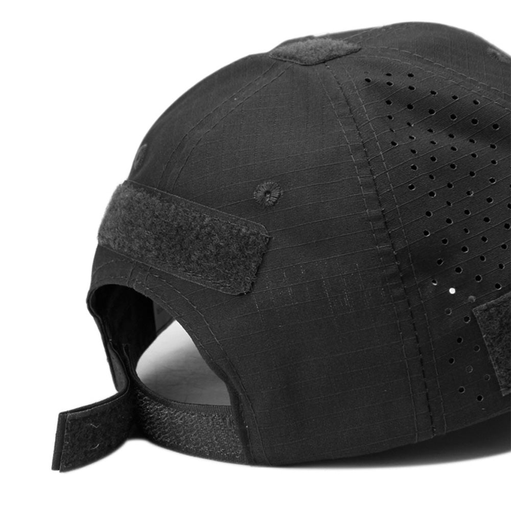 Adjustable Baseball Cap with Glasses Holder Slot