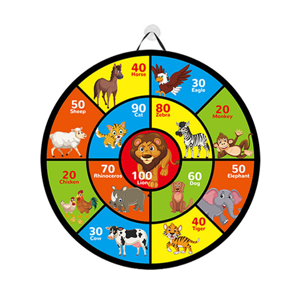 72CM Large Dart Board For Kids With 12 Sticky Balls Double-Sided Dart Board Game