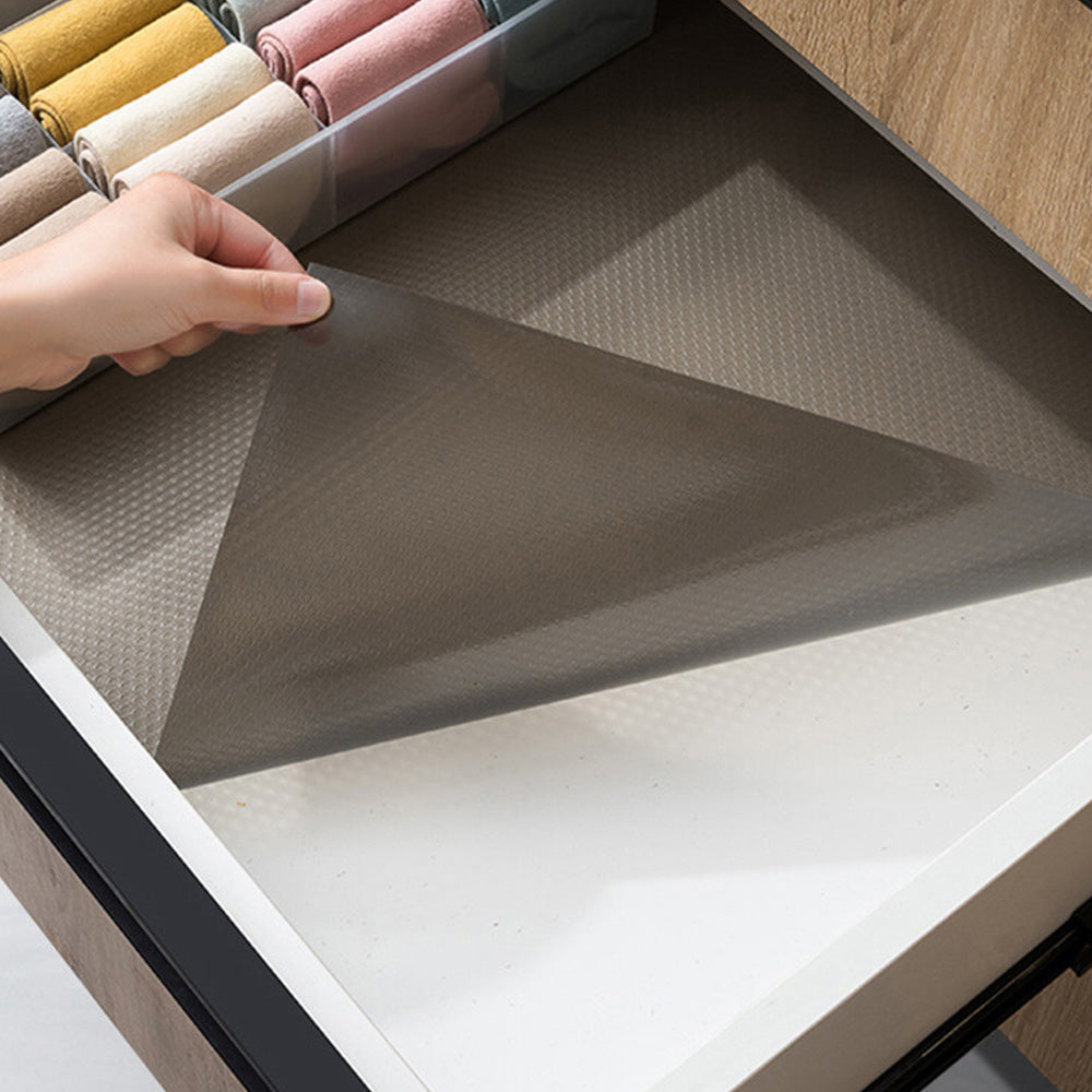 Thick EVA Drawer Liner 30x300cm with Slip Resistant Dots and Heat Resistance-Black