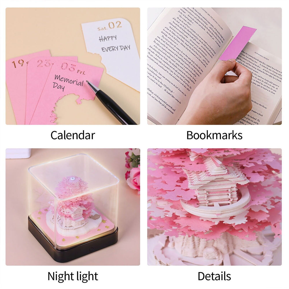 3D Memo Pad Art Sticky Paper Notes Creative Decorative