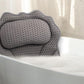 Bath Pillow with Headrest and 6 Suction Cups for Tub Support and Relaxation