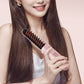 Negative Ion Electric Hair Straightener Brush Curler Lazy Comb Hot Flat Artifact