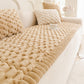 Non Slip Couch Cover Soft Wear Resistant Furniture Protector for Sofa Protection-Brown