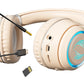 2Pcs Wireless Bluetooth Over-Ear Headphone with Noise Cancelling