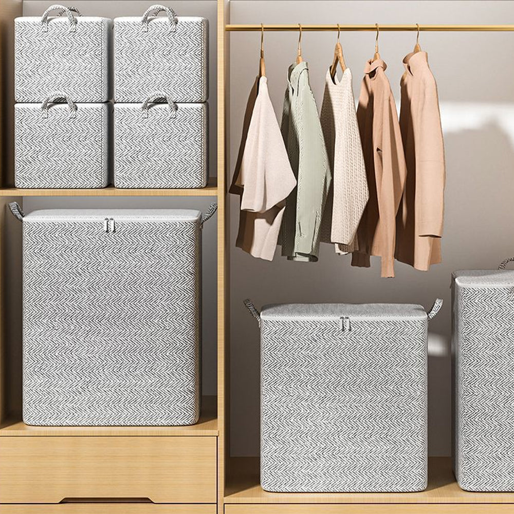 8Pcs Folding Storage Bag for Organizing Clothing Quilts