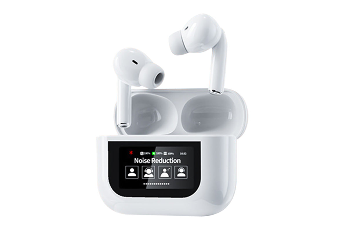 Wireless Earbuds Bluetooth 5.4 Earbuds with Touch Screen Noise Cancelling Headphones