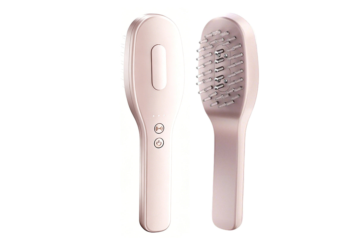 Scalp Massage Comb with Red and Blue Light
