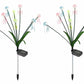 2pcs 6-Heads or 8 Heads Solar Jellyfish Stake Lights Outdoor Garden Path Decor Lights