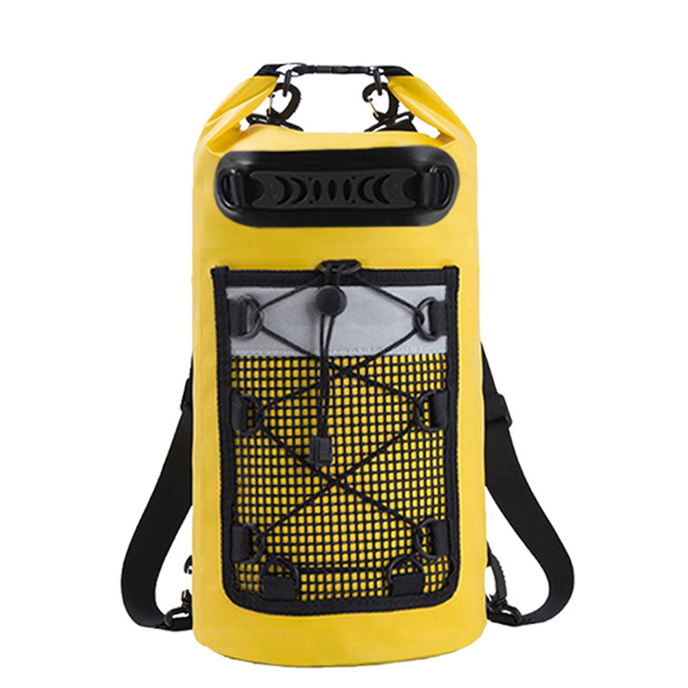 Roll-Top Backpack With Handle Dry Bag Outdoor Bag For Fishing Boating Camping
