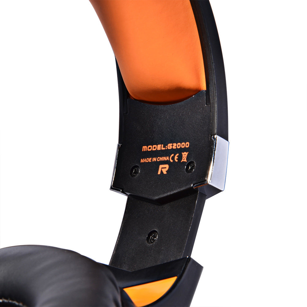 3.5mm Gaming Headset MIC LED Headphones Surround with Splitter  for PC Mac Laptop