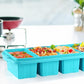 Silicone Freezer Tray With Lid Freezer Food Storage Molds for Soup Sauce Broth